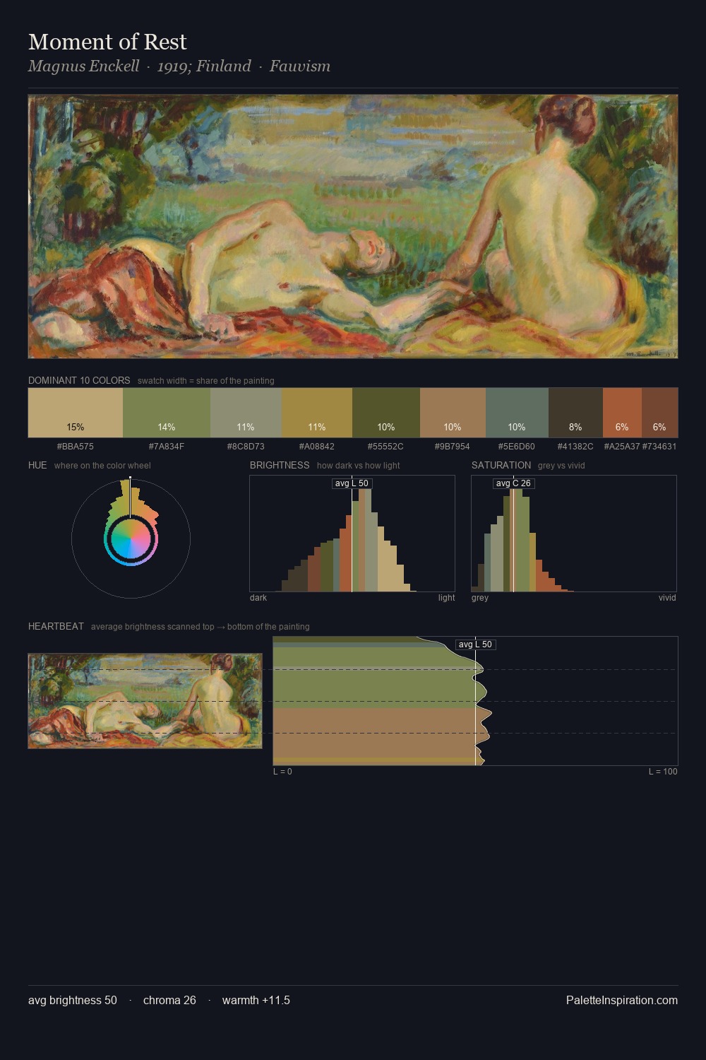 Moment of Rest palette card