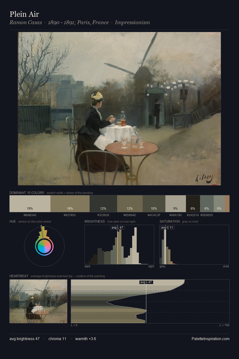 Plein Air palette card