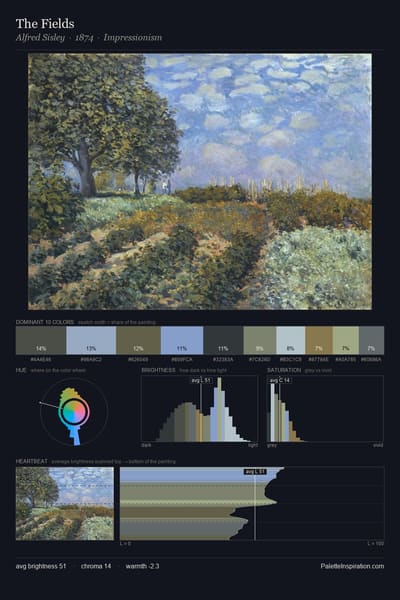 The Fields palette card