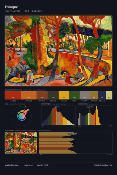 Estaque palette card
