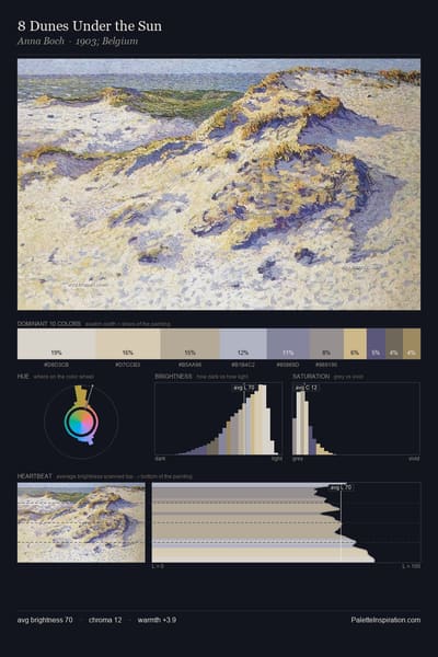 8 Dunes Under the Sun palette card