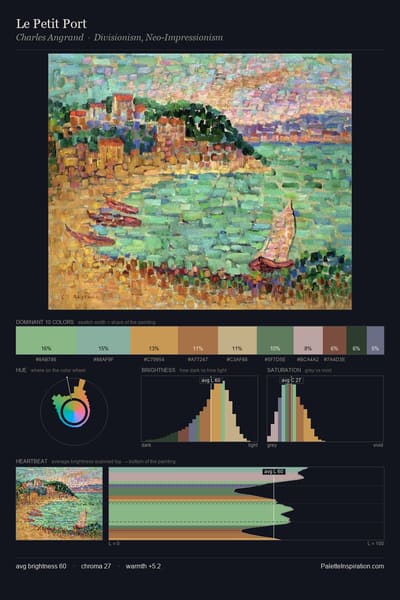 Le Petit Port palette card