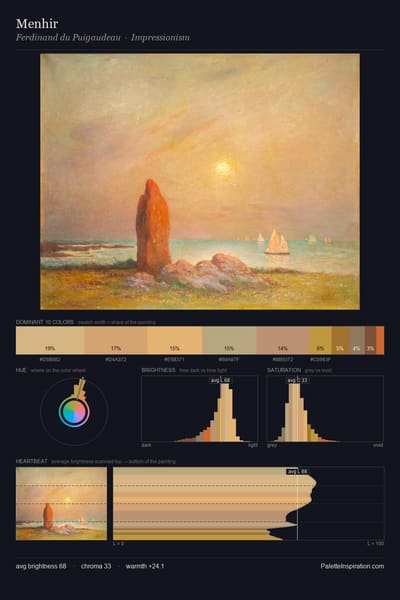 Menhir palette card