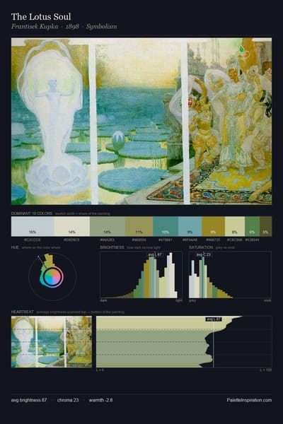 The Lotus Soul palette card