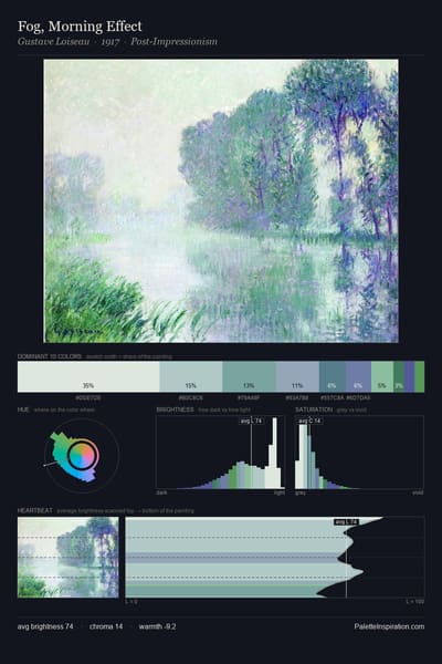 Fog, Morning Effect palette card