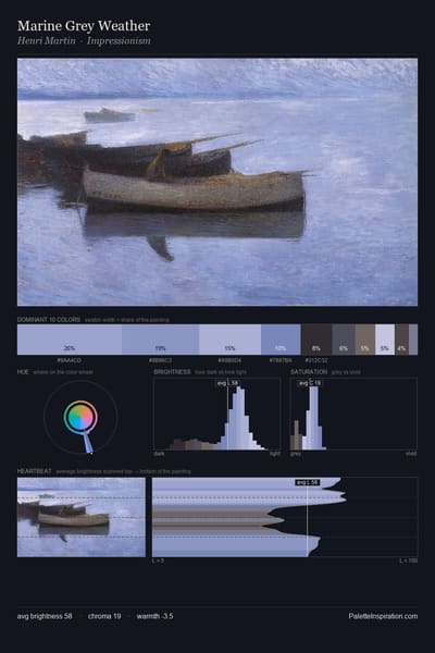Marine Grey Weather palette card