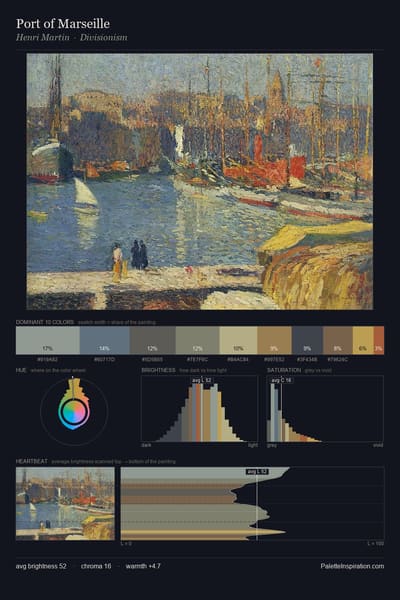 Port of Marseille palette card