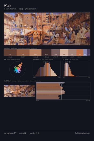 Work palette card
