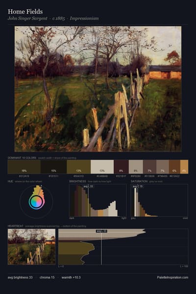 Home Fields palette card
