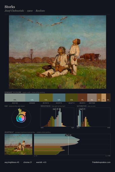 Storks palette card