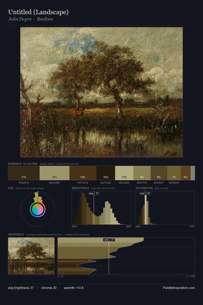 Untitled (Landscape) palette card