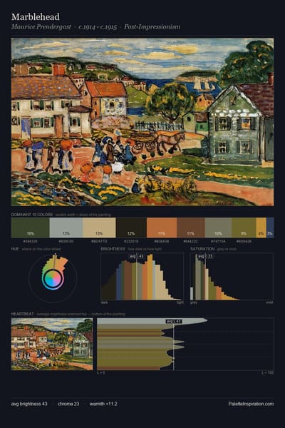 Marblehead palette card