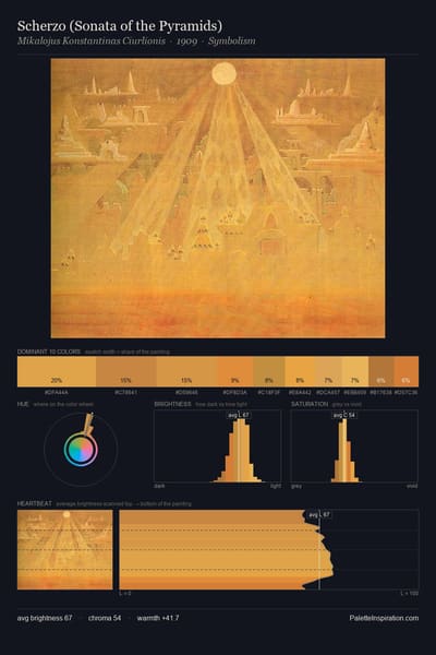 Scherzo (Sonata of the Pyramids) palette card