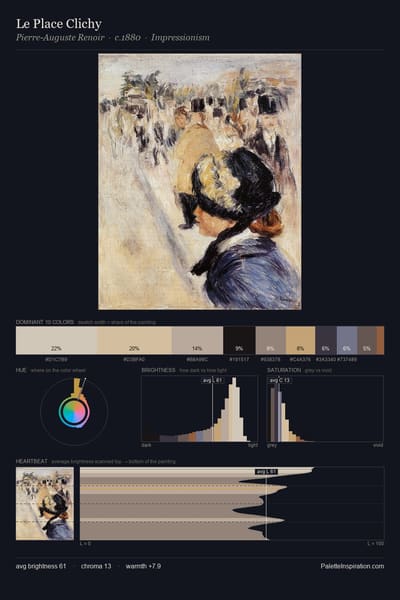 Le Place Clichy palette card
