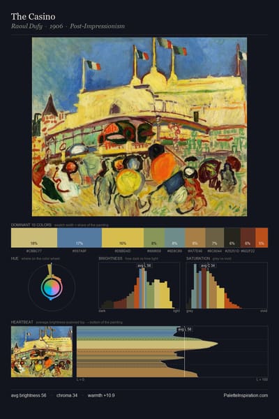 The Casino palette card