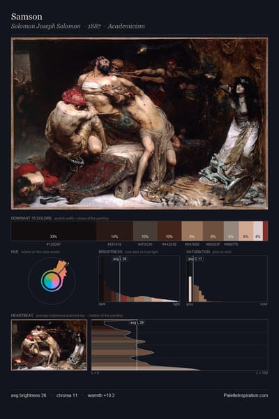 Samson palette card