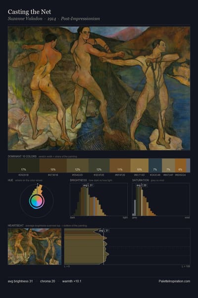 Casting the Net palette card