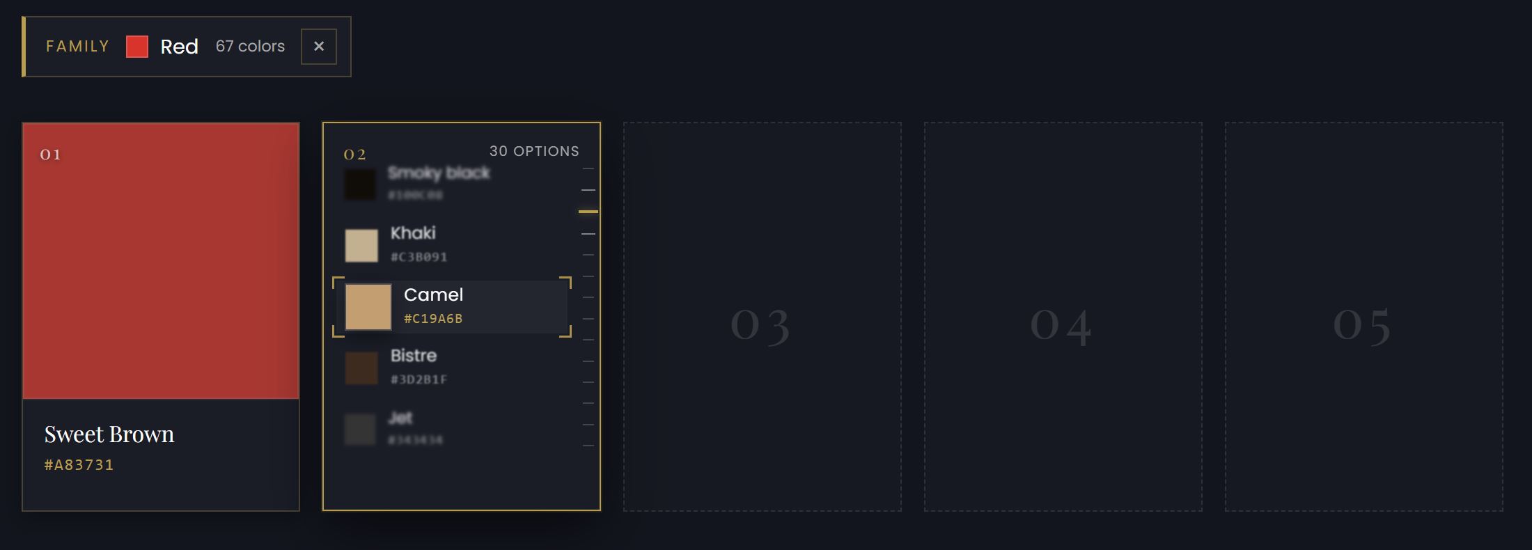 Quick Palette Builder preview