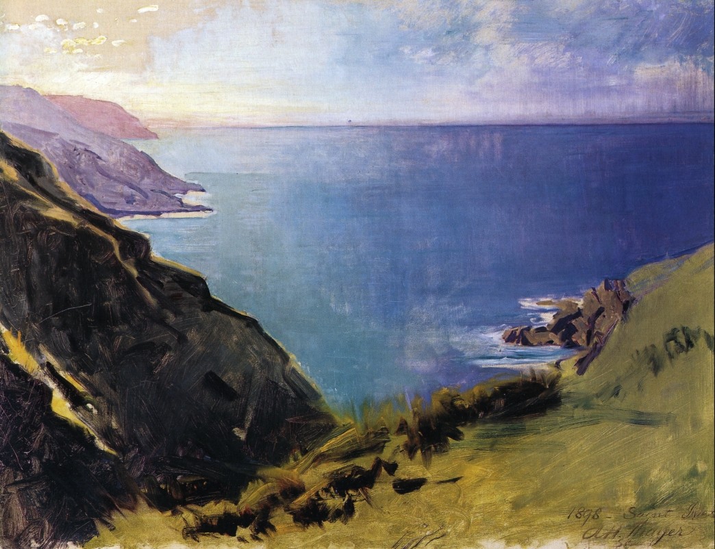 Cornish Headlands by Abbott Handerson Thayer