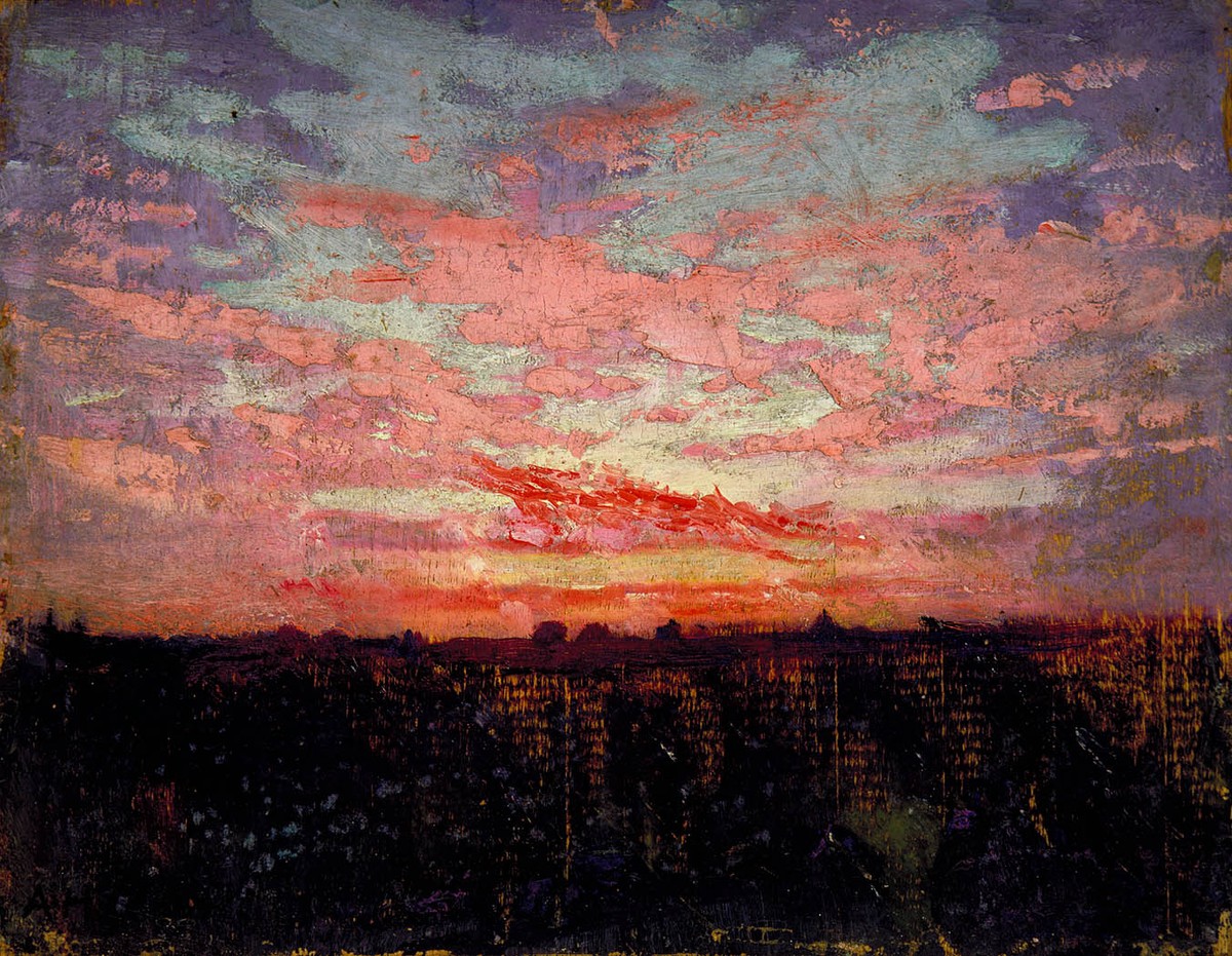 Sunset by Abbott Handerson Thayer