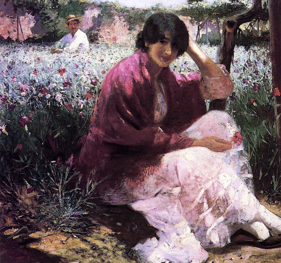 The Garden by Abbott Handerson Thayer