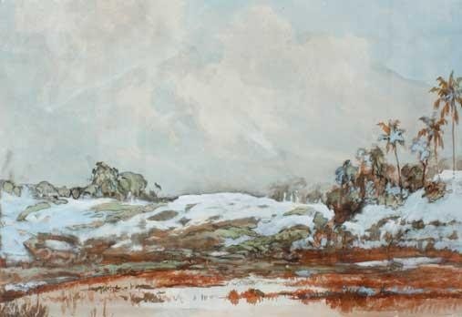 Indonesian Landscape by Abdullah Suriosubroto