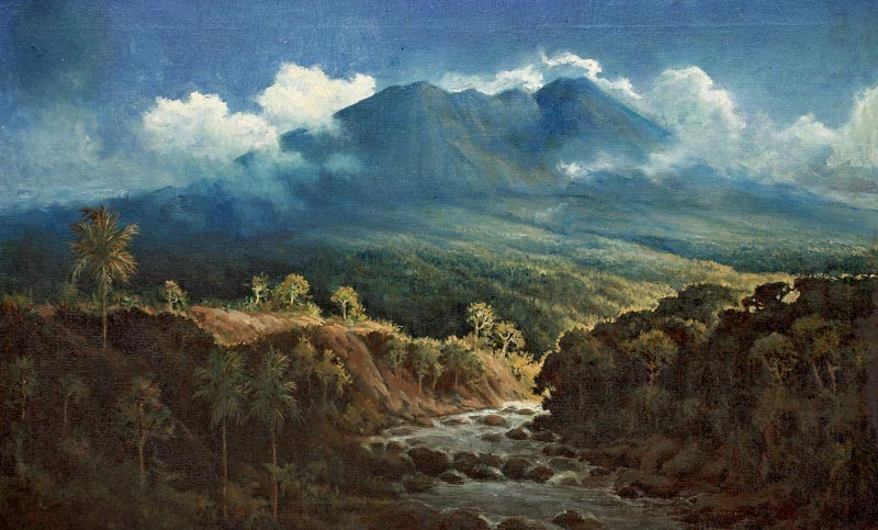 Indonesian Landscape by Abdullah Suriosubroto