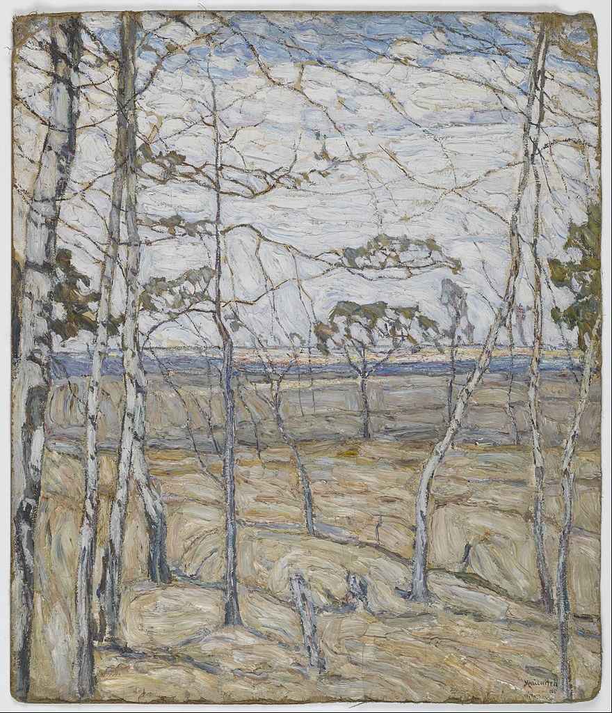 Birch Trees by Abraham Manievich