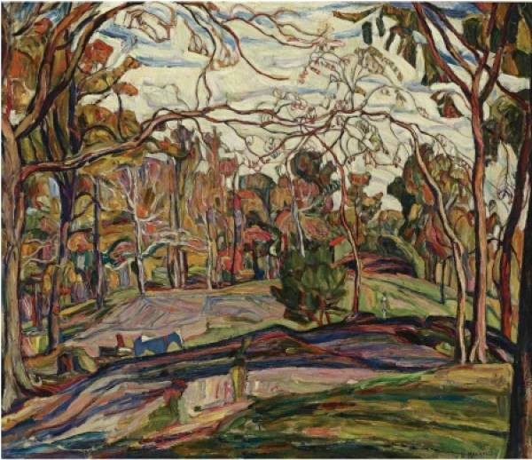 Lyrical Landscape by Abraham Manievich