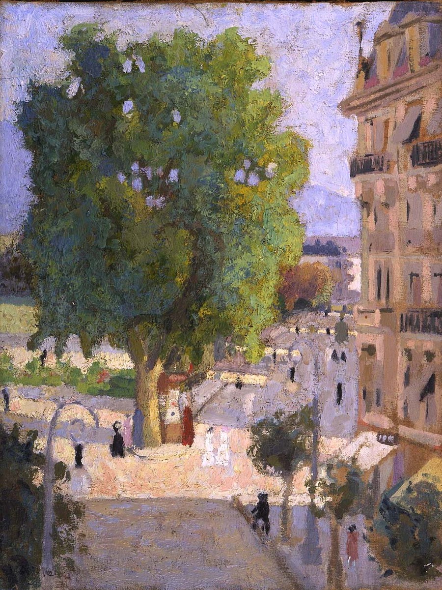 Paris Street by Abraham Manievich