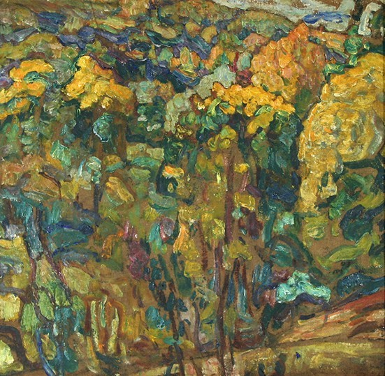 Rural Landscape by Abraham Manievich