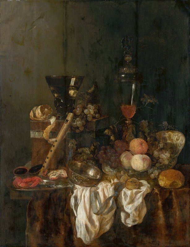 Sumptuous Still Life by Abraham van Beyeren