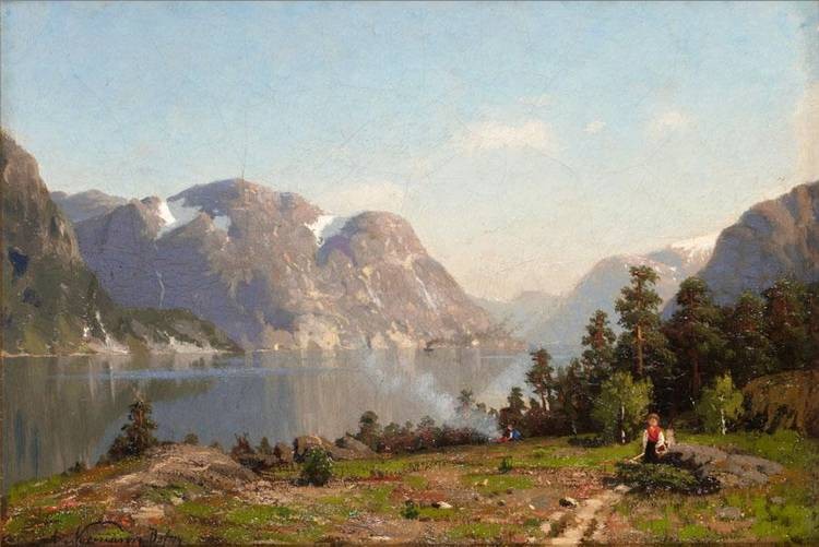 Landscape by Adelsteen Normann