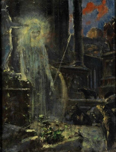 Apparition by Adolf Hirémy-Hirschl