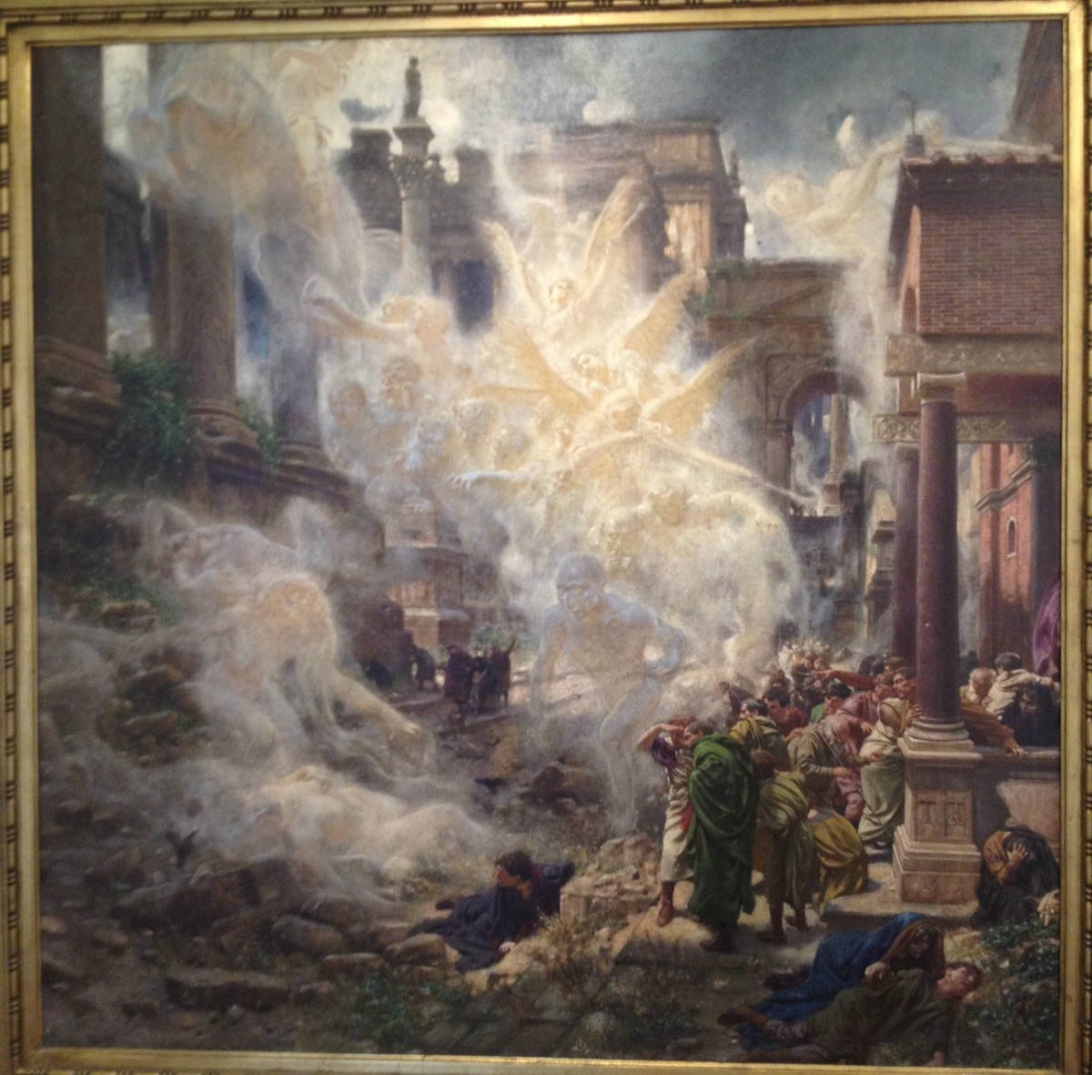 Sic Transit … (Left Panel) by Adolf Hirémy-Hirschl