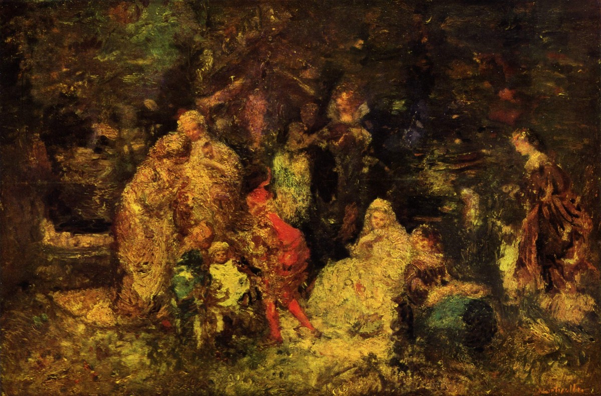 As You Like It by Adolphe Joseph Thomas Monticelli