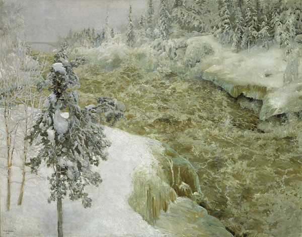 Imatra in Winter by Akseli Gallen-Kallela