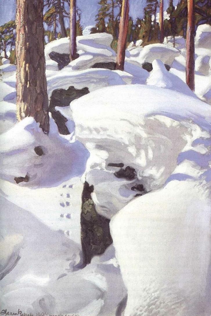 The Lair of the Lynx by Akseli Gallen-Kallela