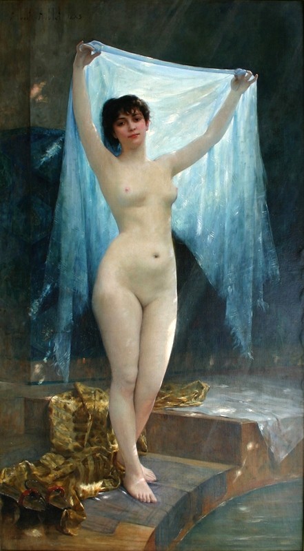 Lfr,"nu Au Voile" by Albert Aublet