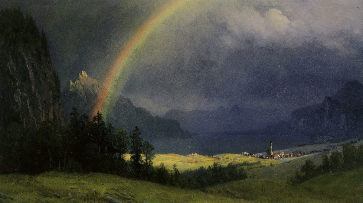 After The Shower by Albert Bierstadt