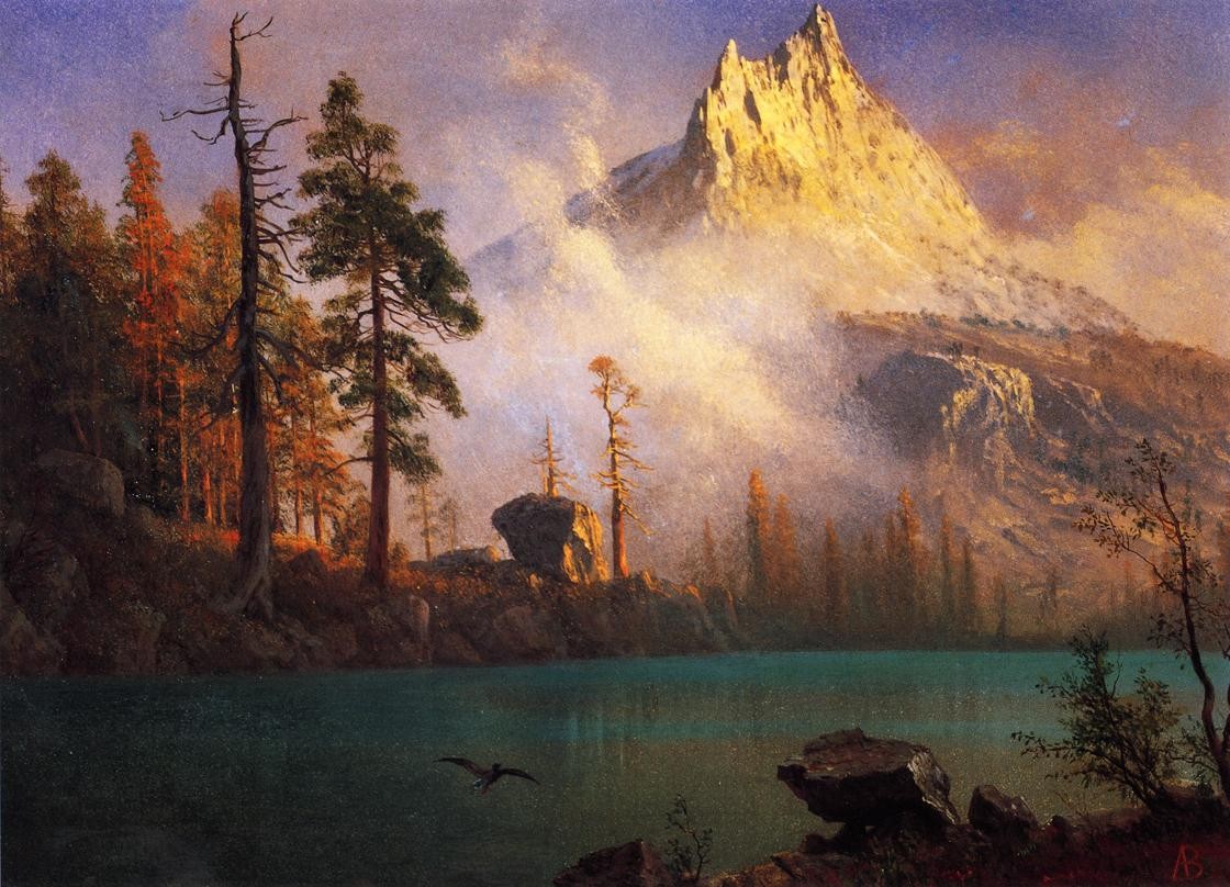 Mountain Lake by Albert Bierstadt