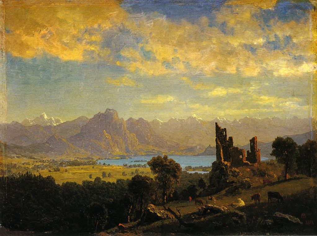 Scene in the Tyrol by Albert Bierstadt