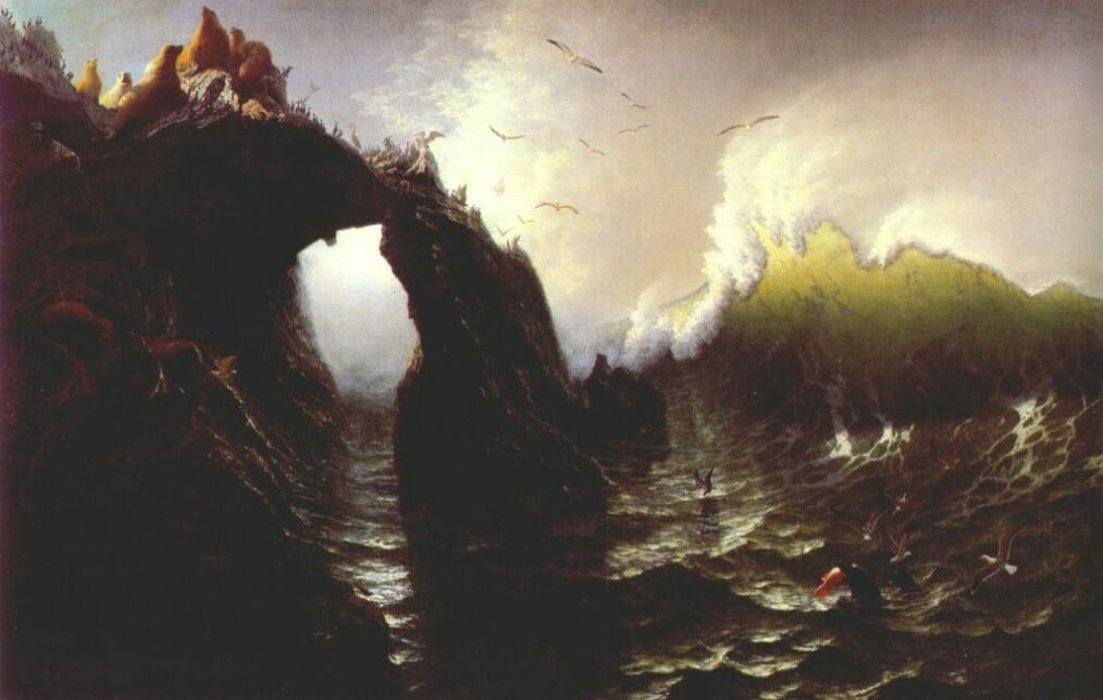 Seal Rocks (San Francisco) by Albert Bierstadt