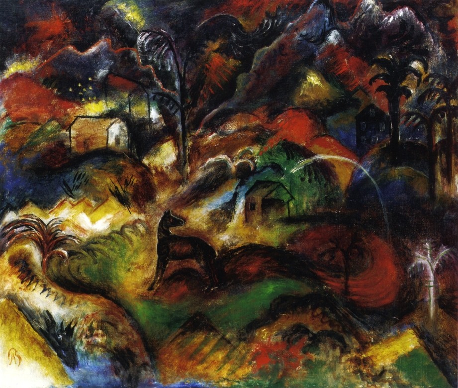 Night in the Valley by Albert Bloch