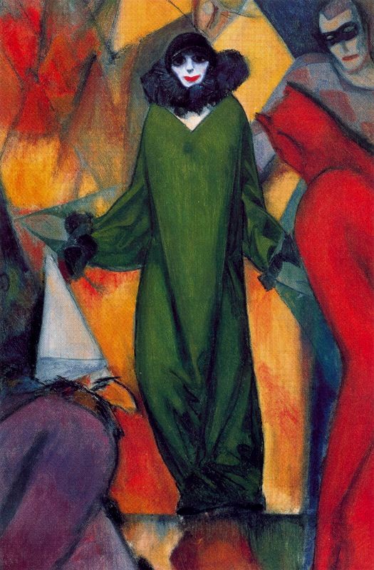 The green dress by Albert Bloch