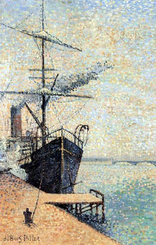Anchorage by Albert Dubois-Pillet