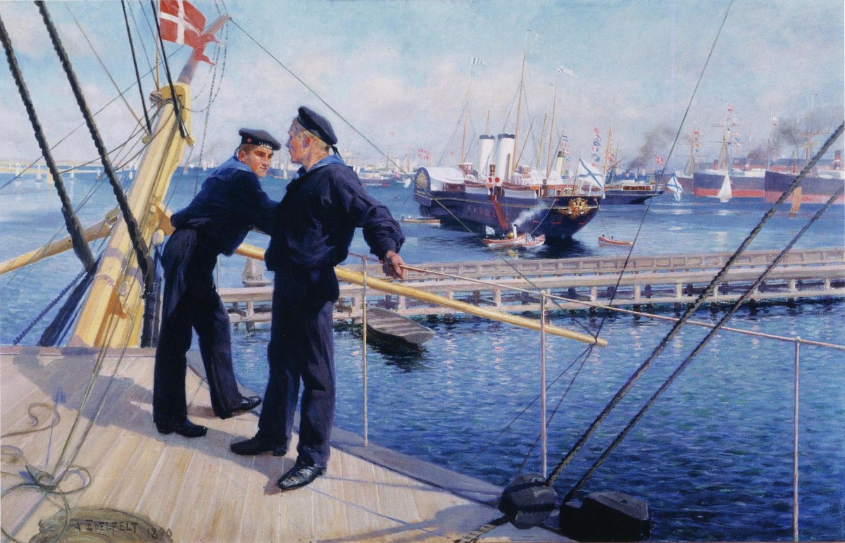 Från Köpenhamns Redd III by Albert Edelfelt