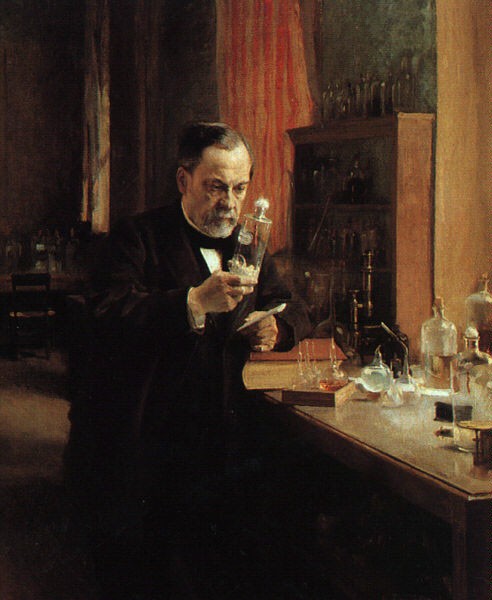 Portrait of Louis Pasteur by Albert Edelfelt