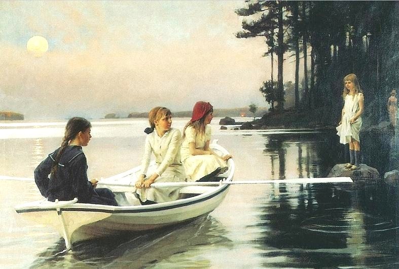 Summer Evening by Albert Edelfelt