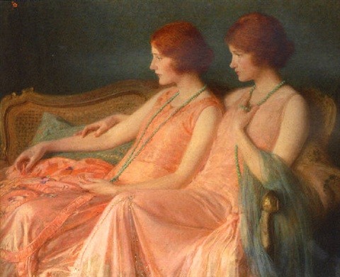 The Bouvier Twins by Albert Herter